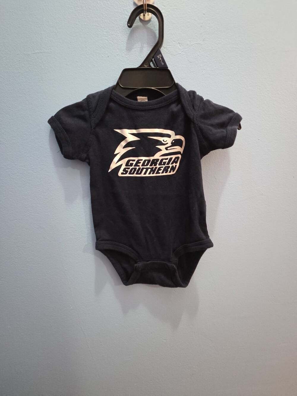 Rabbit Skins Georgia Southern Eagles Bodysuit 6 Months Navy